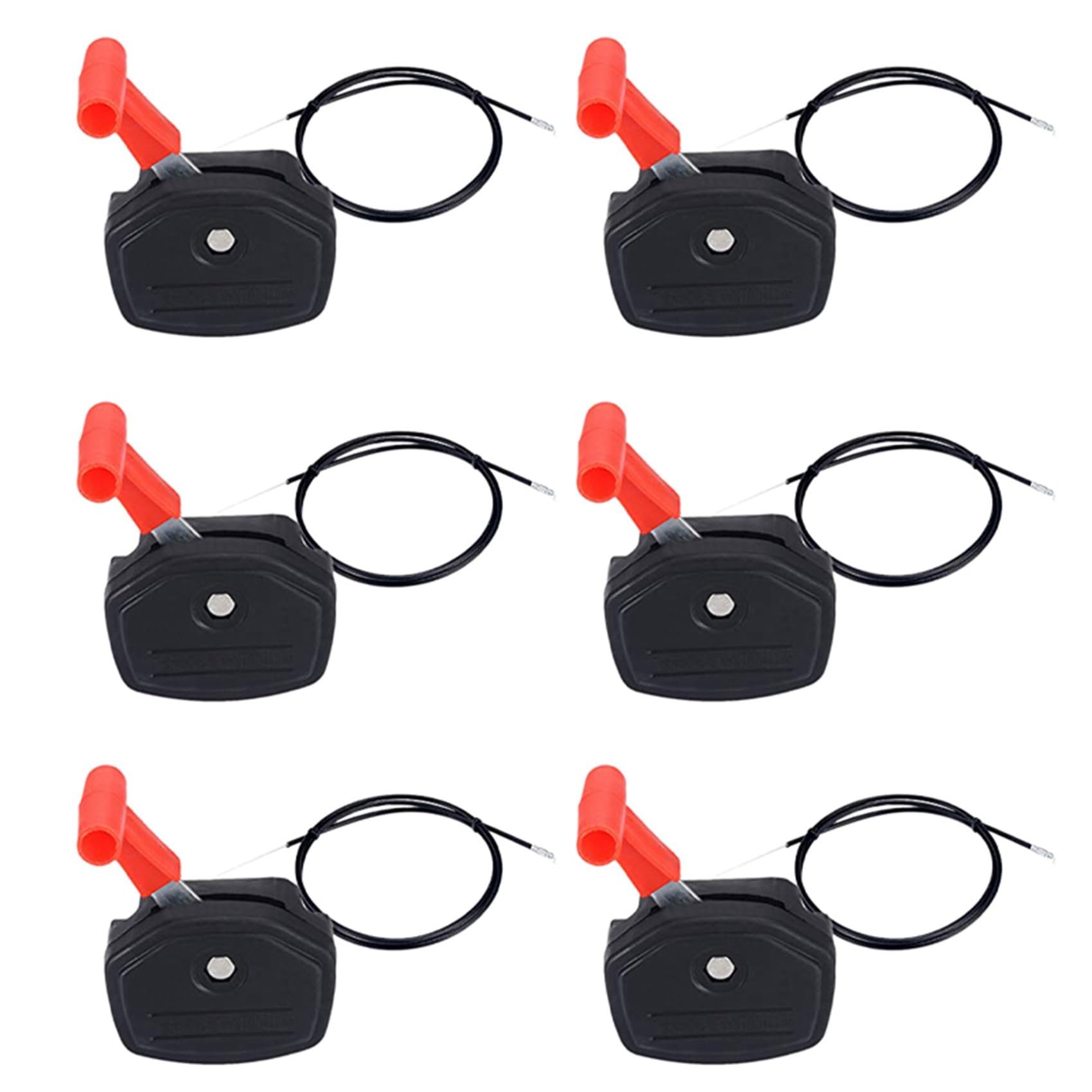 6X Interruptor Universal Kit de Cable del Acelerador de 56 Pulgadas y Manejar de Control de Palanca para Cortacésped Piezas de la Cortadora de Césped Herramientas de Jardín