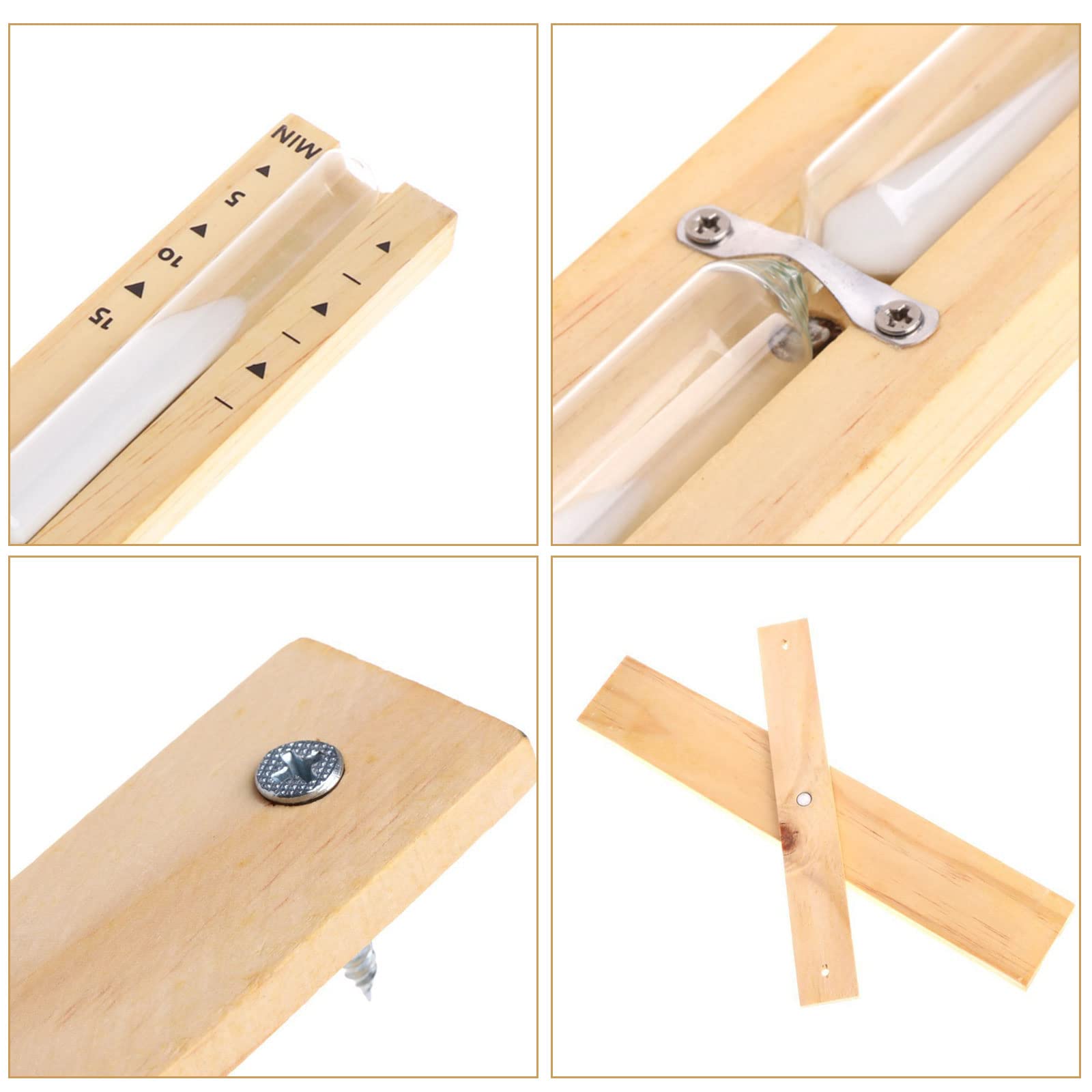 Termoigrometro Per Sauna In Legno Di Pino – Doppio Quadrante, Timer A Clessidra 15 Minuti, Montaggio A Parete