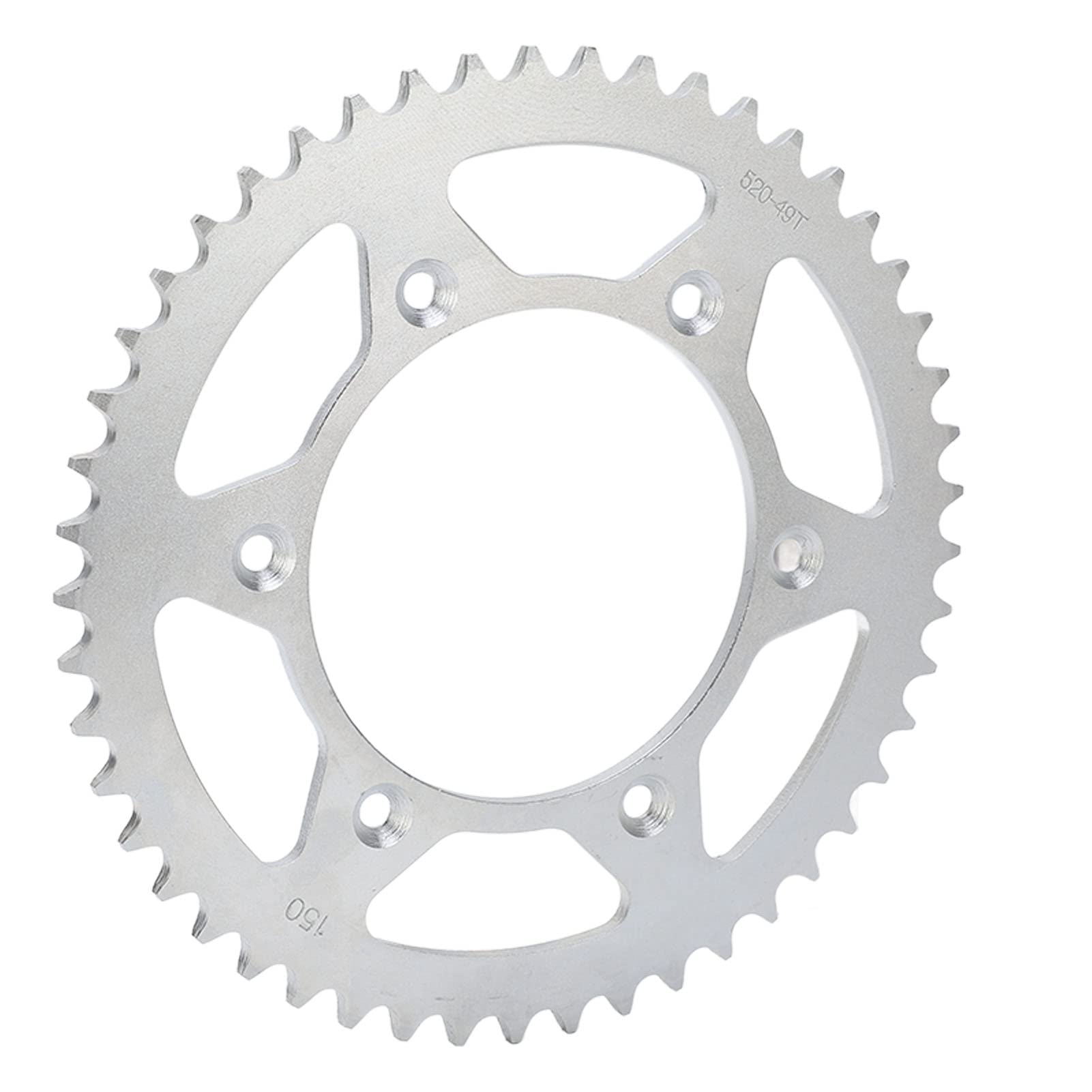 Pignon arrière 49T, pignon d’entraînement arrière pour Moto, pignon de chaîne en Acier résistant à l’Usure et à l’Huile, pièce de Rechange pour ATV et Moto légère, avec Ajustement