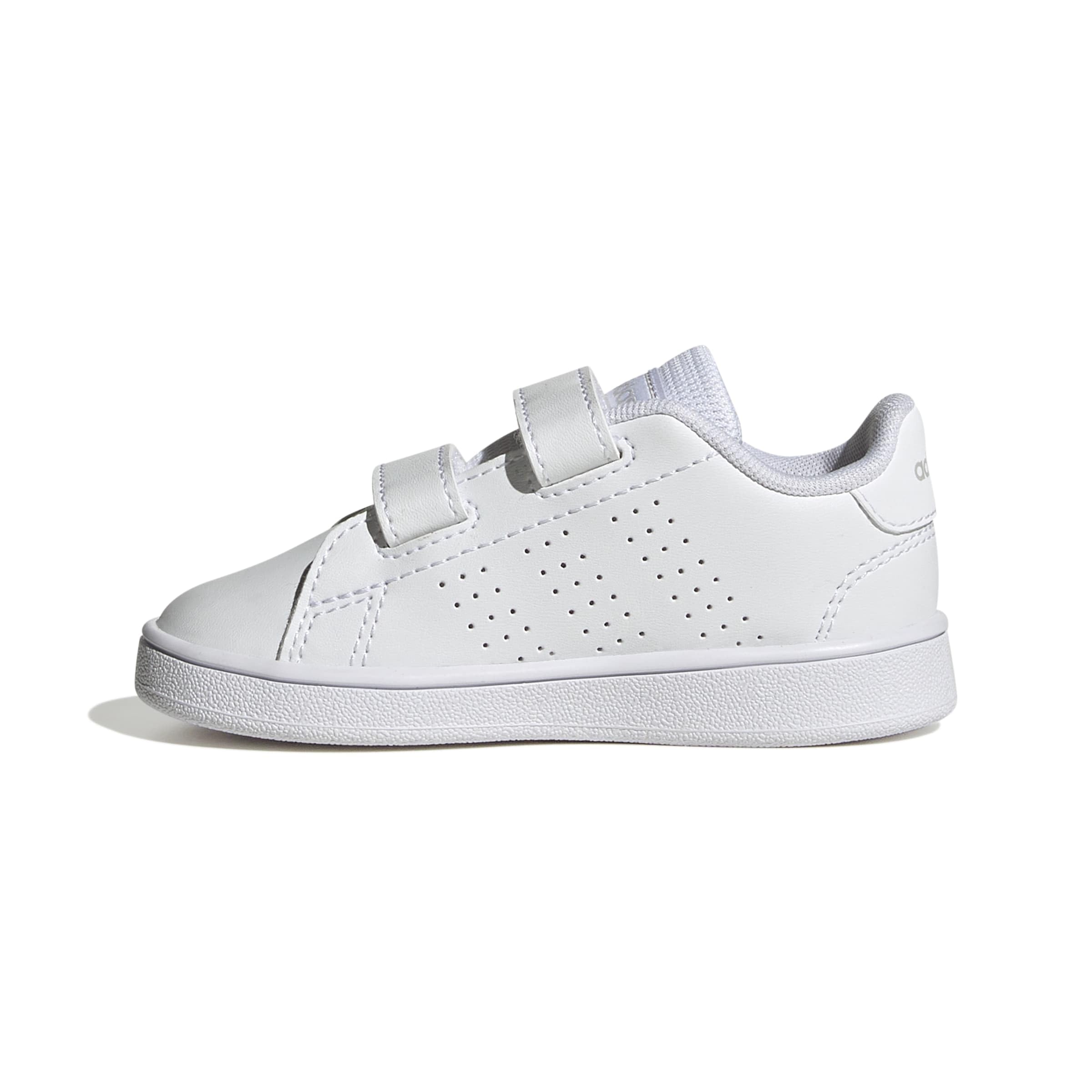 adidas Uniseks - niemowleta Advantage Lifestyle Court Two Hook-And-Loop Shoes, ftwr white/ftwr white/grey one, 26 EU