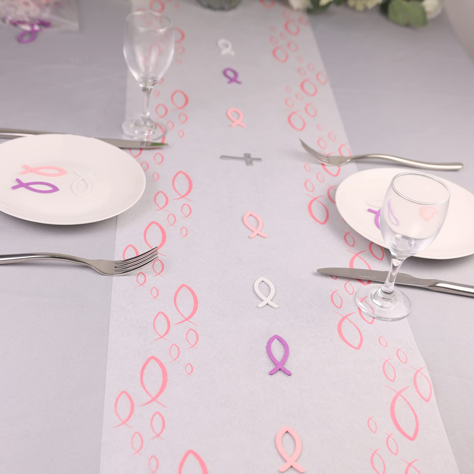 DROMCOM Chemin De Table Non Tissé - 28 Cm X 15 M