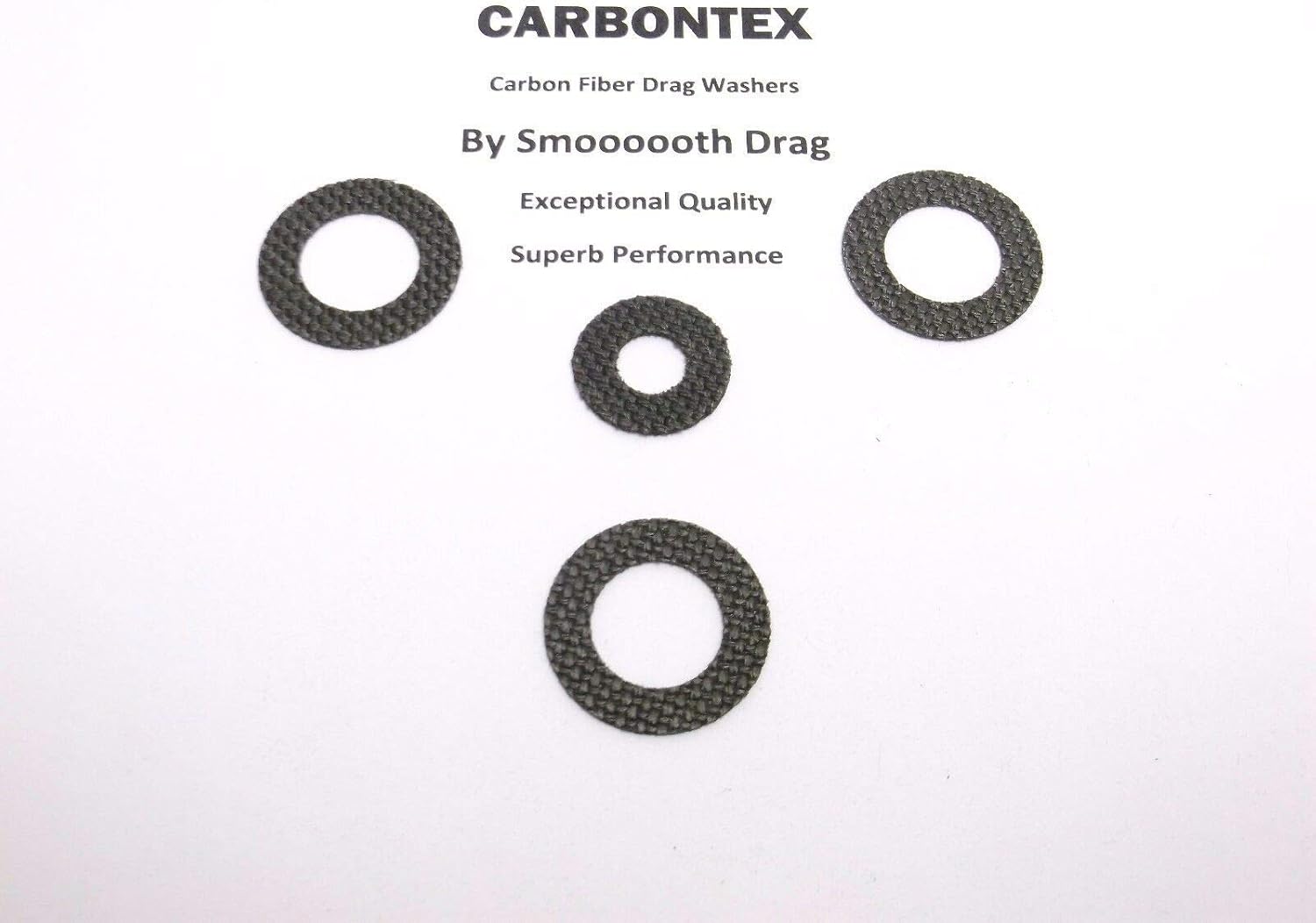 Shimano Reel Part Tekota 500 - (4) Smooth Drag Carbontex Drag Washers #SDS1