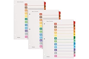Oxford OneStep Monthly Tab Dividers