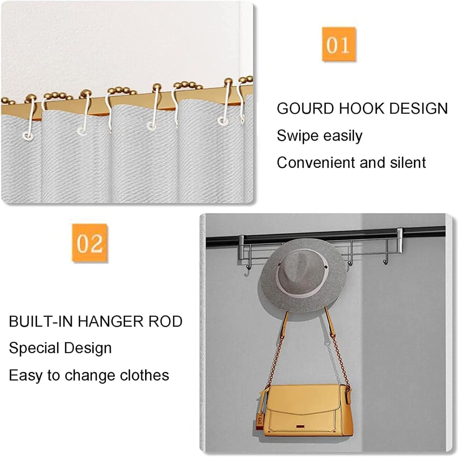 Dark Green Temporary Privacy Partition (with Curtain Kit) Simple Hooks and Slides Storage Room for Office Dormitory 3 Sizes(80x80x200cm)