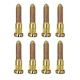 Kryptonite 高耐久交換用ホイールスタッドキット (8個セット) KRP0175 ゴールド亜鉛メッキホイールスタッド 2011-2023 シボレーシルバラード/GMC シエラ 2500HD/3500HD 8ラグ用