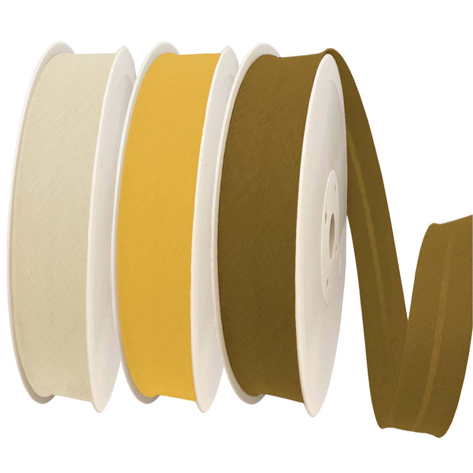 TEXTEX = Bies de 20mm de Ancho. 50% Algodón y 50% Poliéster. Pieza de 10m - (Blanco) — view 109