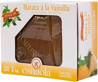 ESNAOLA Dulce de Batata a la Vainilla 1000 grs. - Gluten Free / Creamed Sweet Potato 1kg - 2.2lbsL8