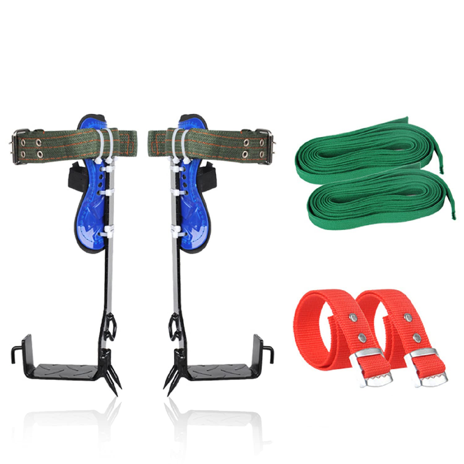 Buy ebees Tree Climbing Spikes, 2 Gear 304 Stainless Steel Spikes for