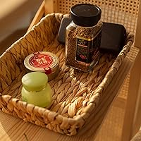 Vista 6 de Fruit Tray, Grass Weaving Storage Bins for Fruit or Tea,Arts and Crafts. (RectangleC-1PC)