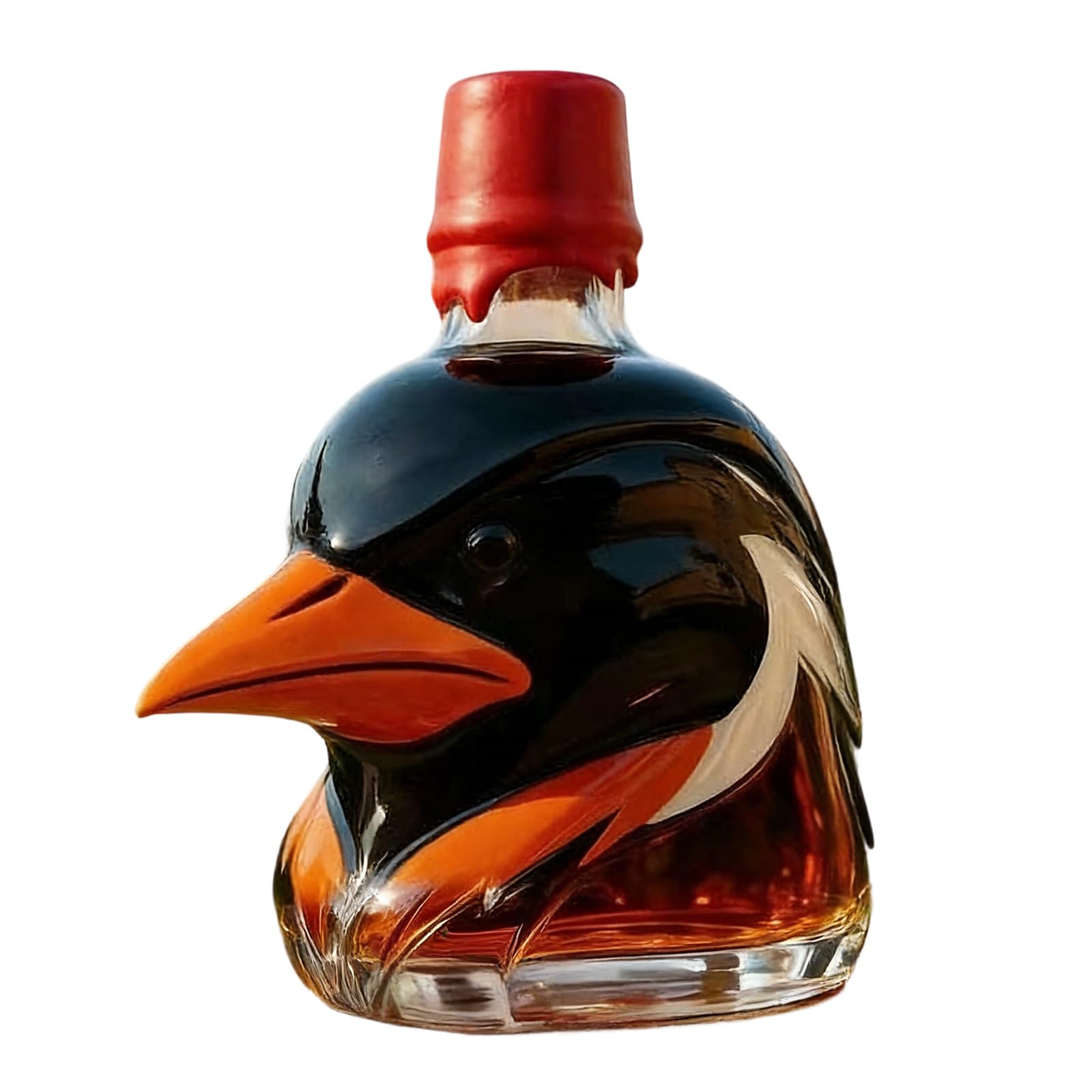 Piceioep Creative Hawks Head Inspired Whiskeys Container Shatter Resistant Construction Liquor Bottle Bourbon Enthusiasts Funny Whiskeys Hawks Head Bottle