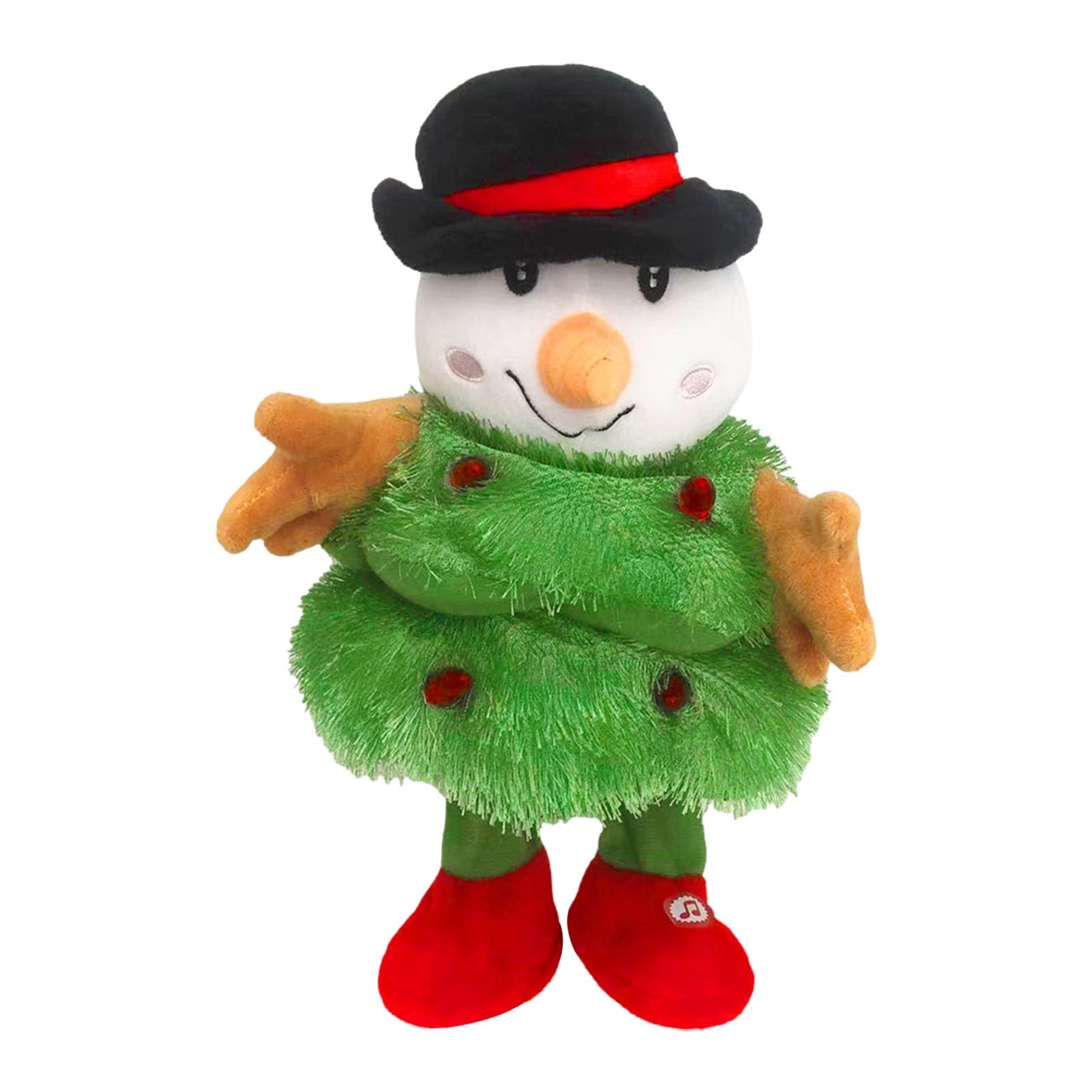 Jouet de Noël chantant et interactif avec musique animée pour enfant dès 3 ans