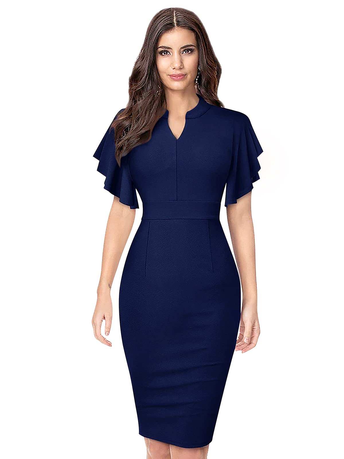illi london Women's Bodycon Knee length dress-picture-18