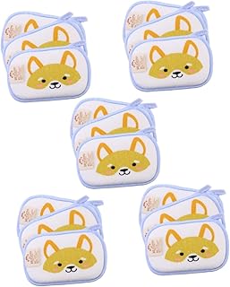 Toyvian 15 Peças Toalha De Banho De Bebê Panos De Banho Para Crianças Toalhas Limpas Para Limpeza De Rosto Luvas De Chuveiro Infantil Esponja De Chuveiro De Bebê Luvas De Banho