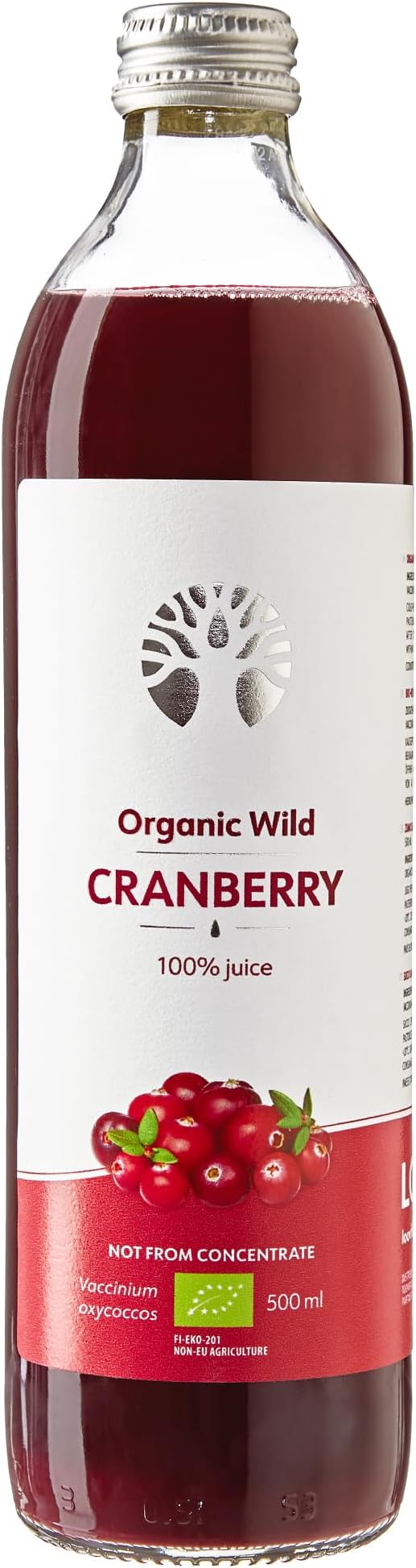 LOOV Wild Cranberry Juice, Organic, 500 ml, 100 from Directly Pressed