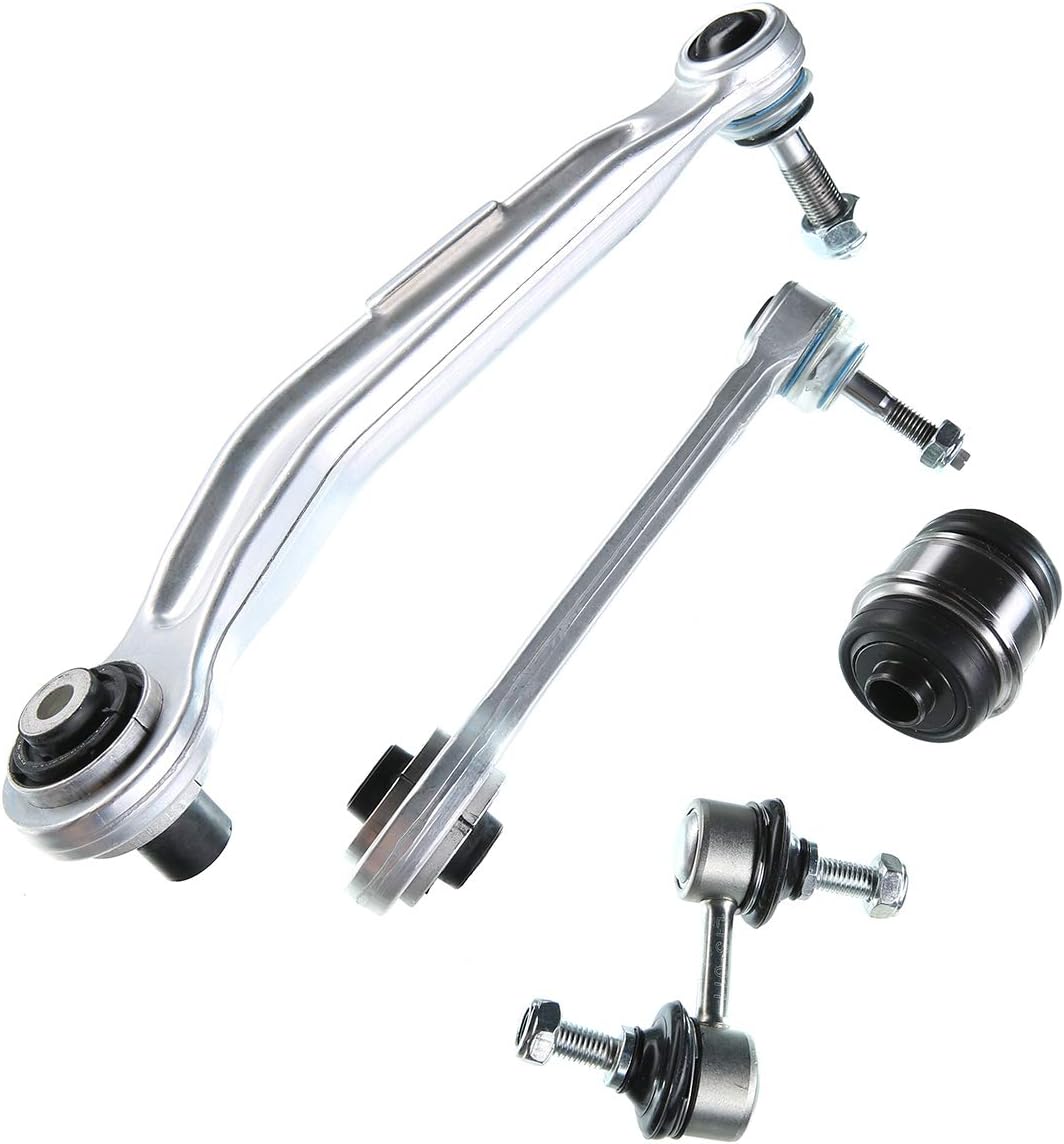 A-Premium Control Arm Assembly Compatible with BMW E39 525tds 525d 525i 528i 530d 530i Front and Rear 16-PC Set
