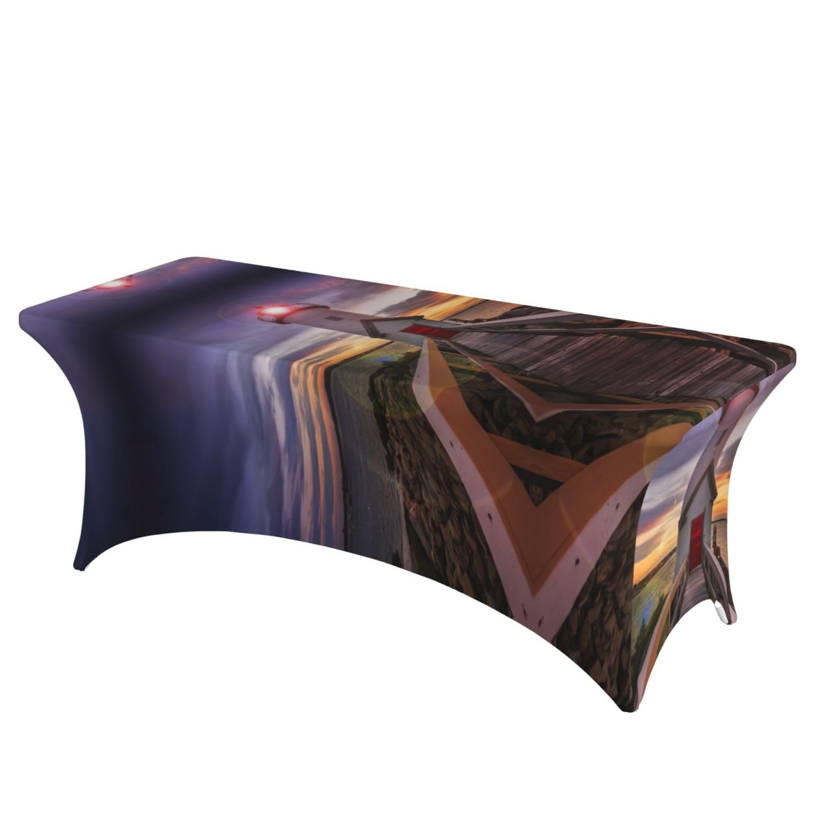 Housses de table rectangulaire élasthanne anti-plis 1,8m