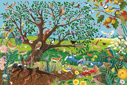 Schmidt 56573 Animaux du Jardin, Puzzle Enfant 60 pièces