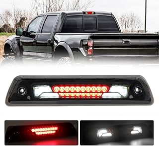 LED Third Brake Light High Mount Stop light Tail Rear Cab Cargo Light Compatible with Ford F150 2009 2010 2011 2012 2013 2014 Pickup Trucks (Smoked - Ford F150 2009-2014)