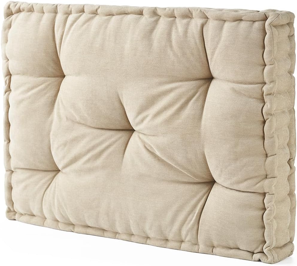 DormCo Rainha - Classic Tufted College Headboard - Almond Taupe