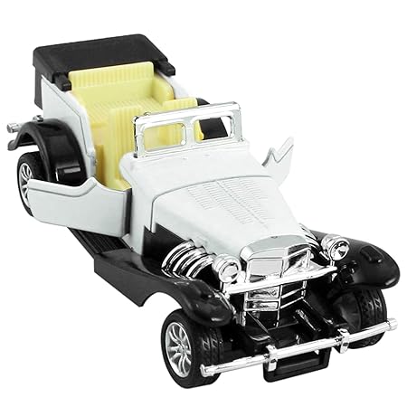 Toyvala Classic Car Alloy Diecast Model Pull Back Toy Car, (Multicolour)