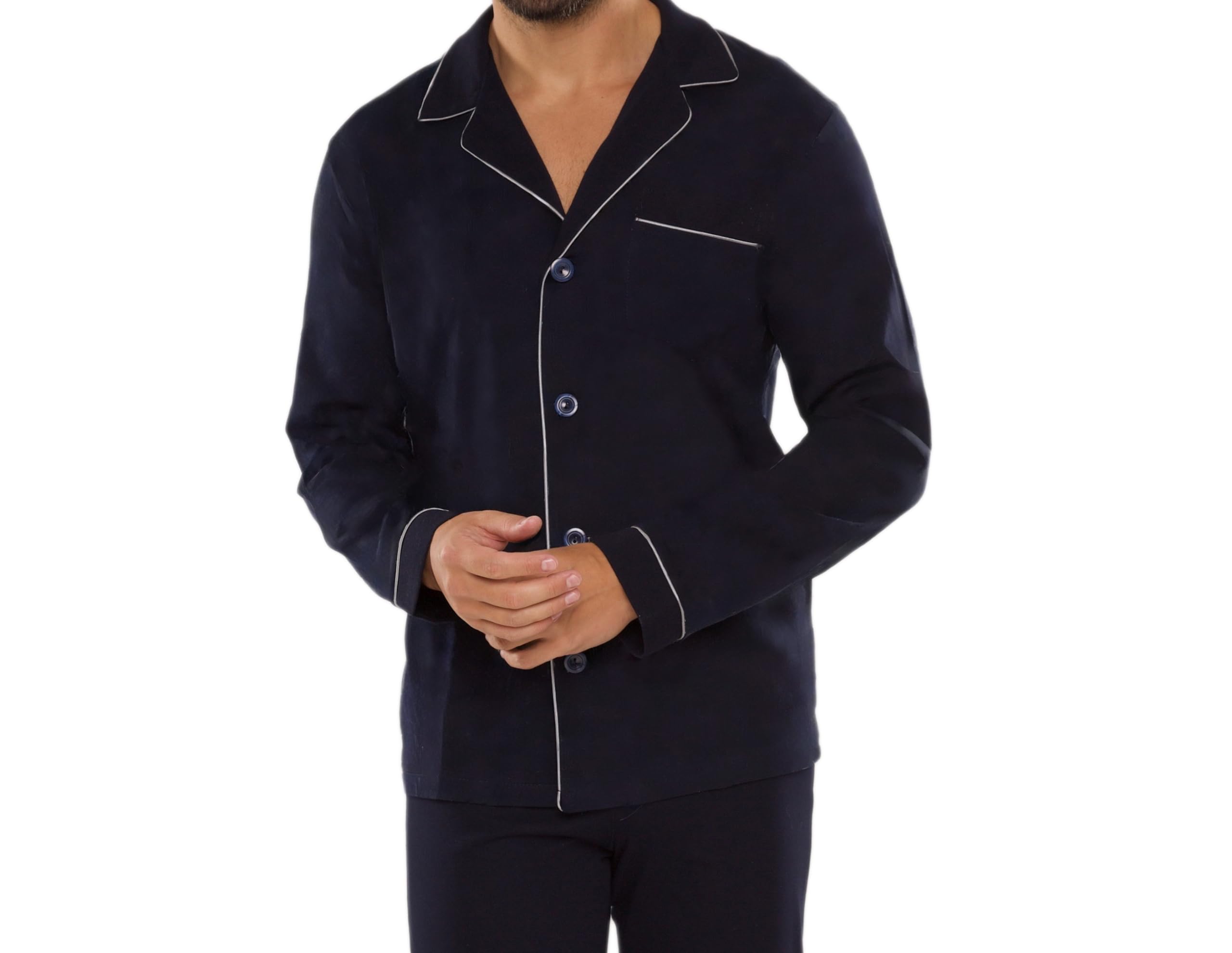 FOREX Lingerie edler Herren-Pyjama aus 100% Baumwolle, Verschiedene Modelle