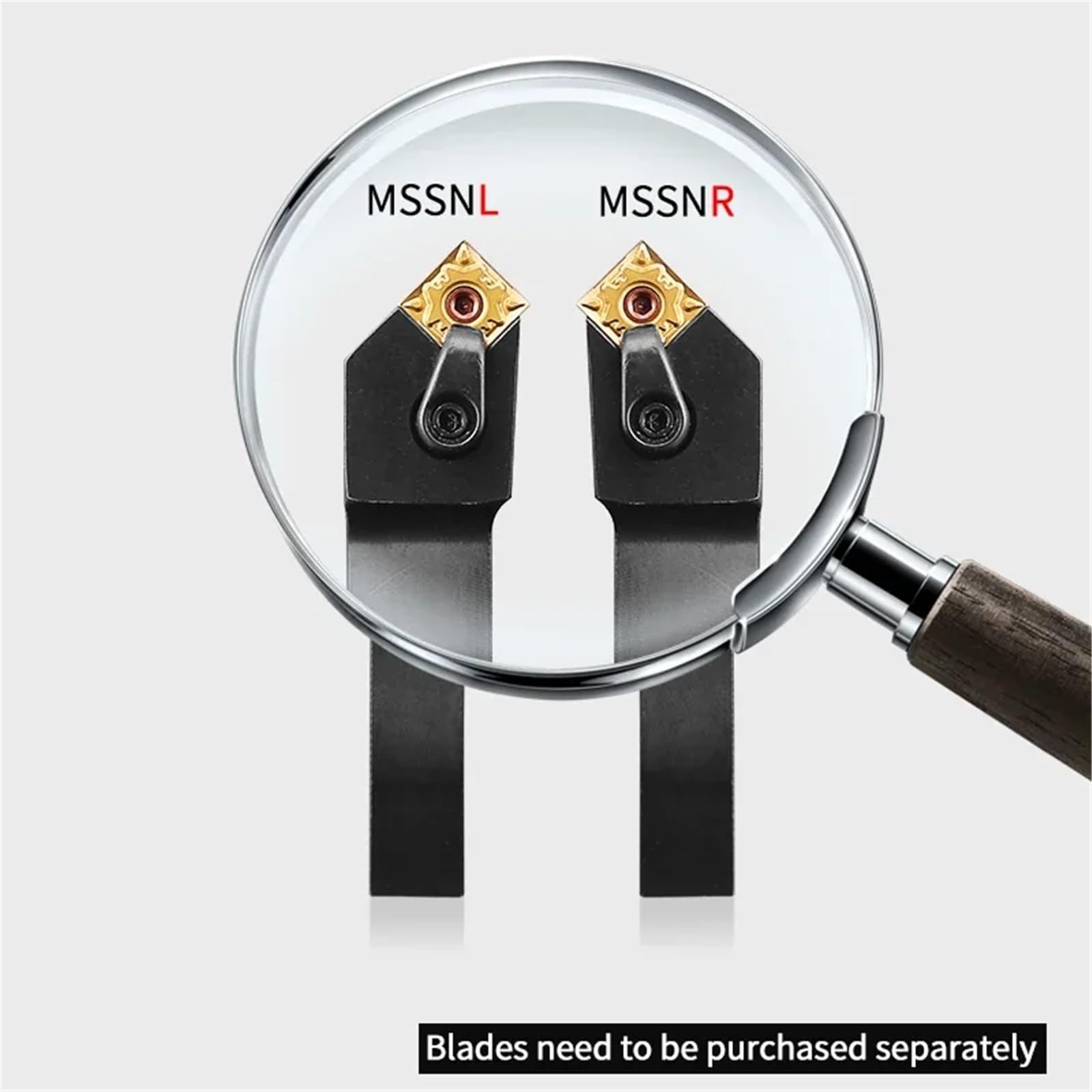MSSNR1616H12 Uchwyt do toczenia zewnętrznego SNMG Płytki węglikowe MSSNR Zestaw narzędzi skrawających do tokarki(Stainless (R0.8))