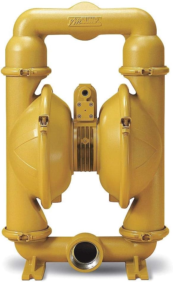 Double Diaphragm Pump, Aluminum, Air Operated, Buna N, 230 GPM