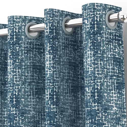 Image of Curtain Window - Raga Transparent Curtain 5 Feet with 1 Unit of Window Curtains |Texture| Ash Blue| Polyester, Pack of 10