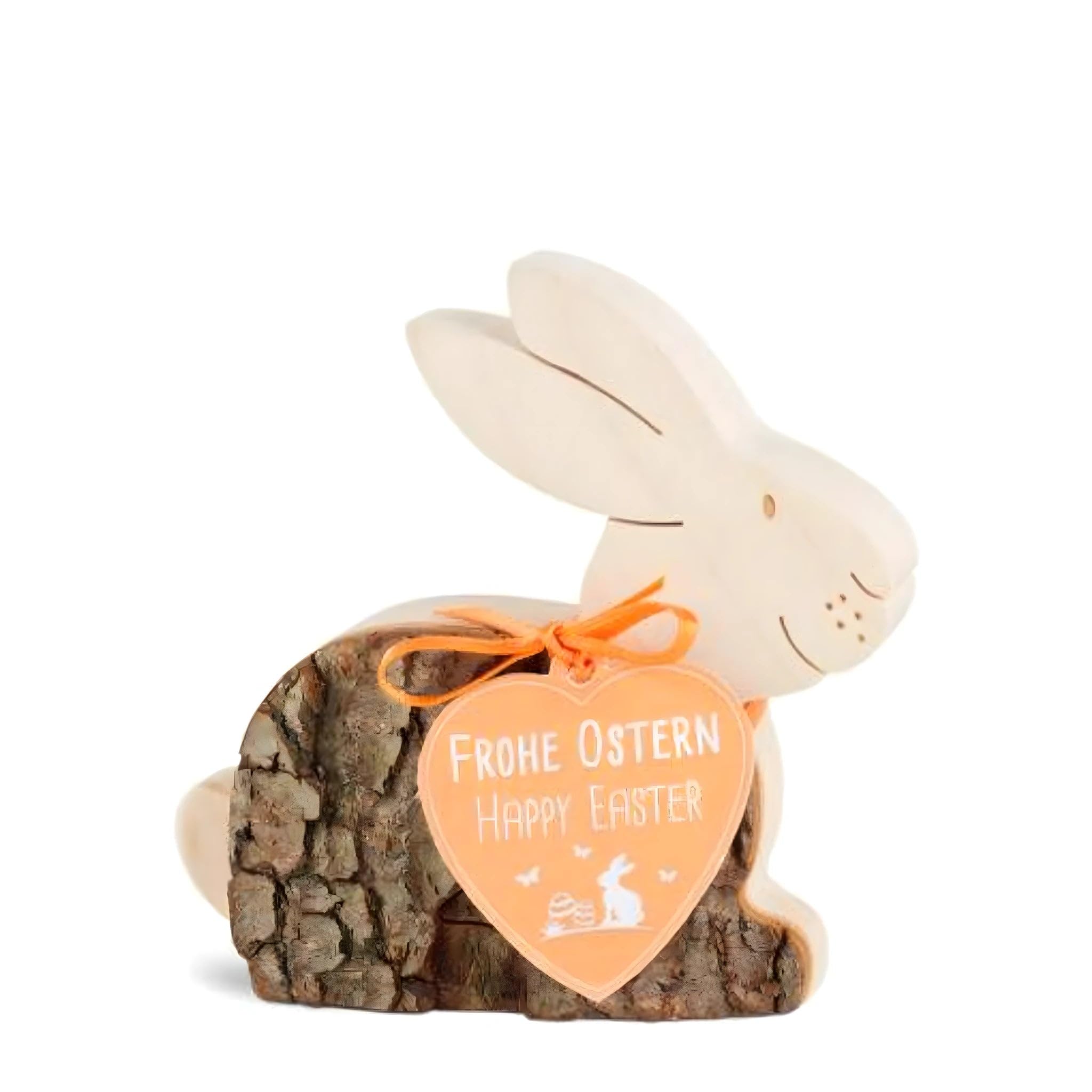 Lapin de Pâques en pin figurine souvenir en bois véritable