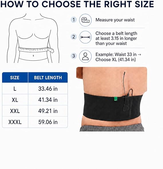 Microphone Belt - Stretchy & Breathable Mic Belts for Theatre, Durable Mic Pack Belt with Secure Pouch, Compatible with Various Microphone Bags