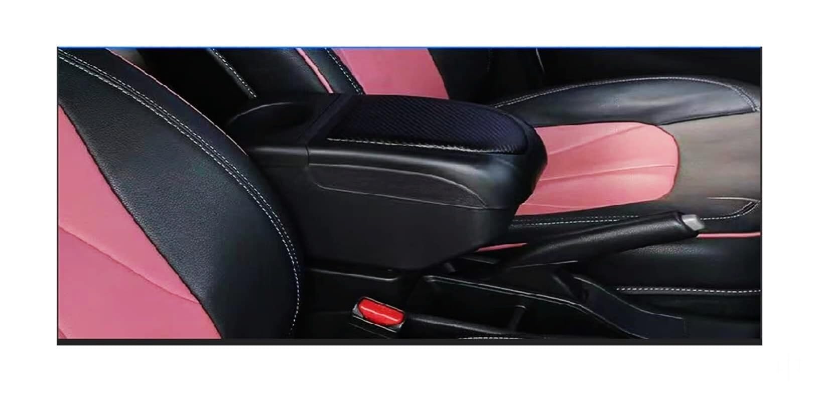 GTDTKGANAK Storage Box For Toyota For Yaris For Hybrid 2015-2022 Center Console Armrest Storage For Box with USB(Rear Right)