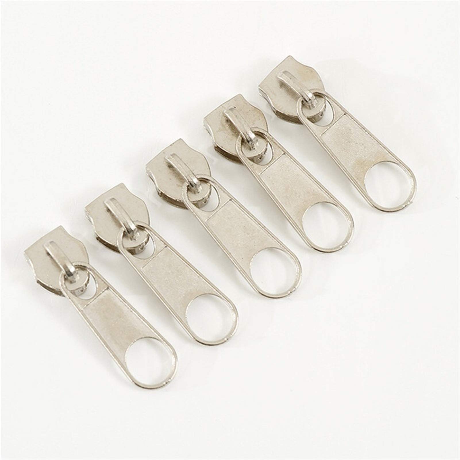 XXHNBF Zipper for Bags, Ziper Puller,Zip Fixer, Zipper,Pull Sliders Head,Sewing Zips,Zippers,durable 6PCS/Set 5# Universal Instant Fix, Repair Kit Replacement, Slider Teeth s