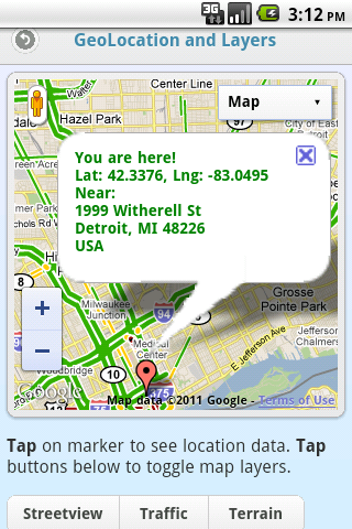 GMap Demo by AppLaud