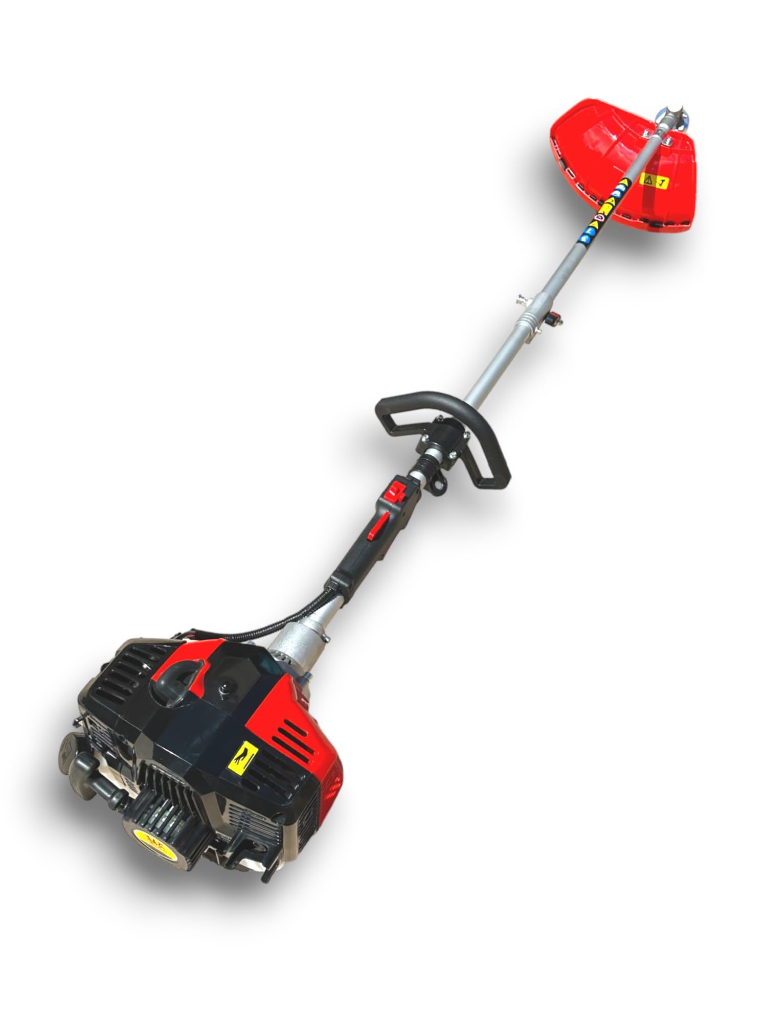 Desbrozadora multifuncion Gasolina 4 en 1 -Corta Setos, Césped, Disco y Podadora – 52cc con alargadora