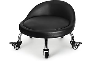 Low Height Rolling Stool for Comfortable Floor Seating