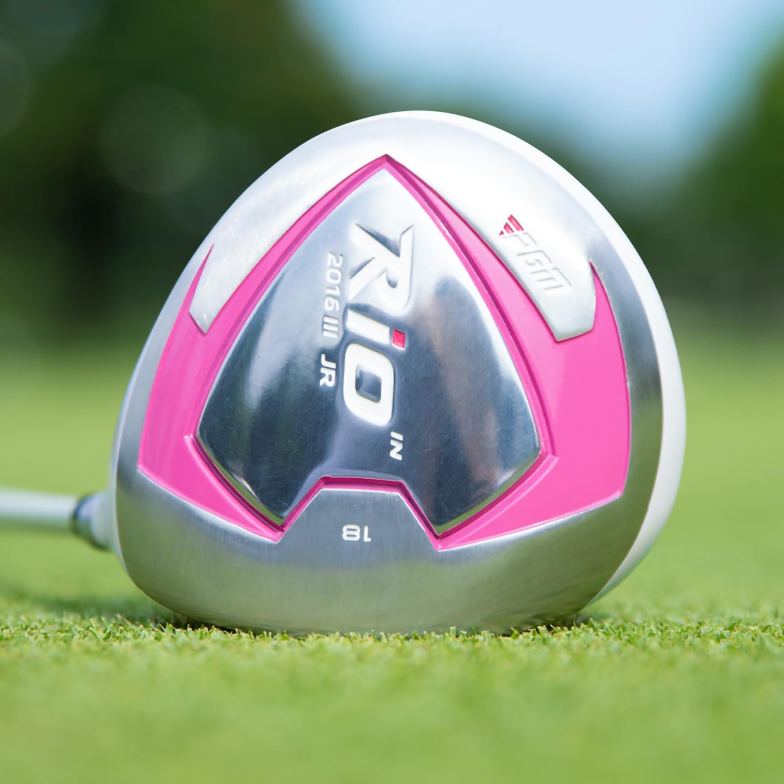 PGM Rio Club de golf pour enfants - Ensemble complet de 4 clubs de golf pour droitiers - Avec sac de support - Pour garçons et filles