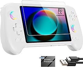 RG557 Retro Handheld Game Android 14,rg 557 Handheld Game with 5.48 inch Touch OLED Screen,RG557 Supports DP and WiFi Bluetooth has Hall Rocker Battery 5500mAh