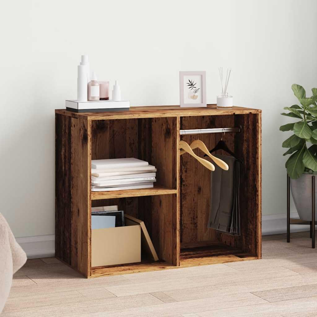 vidaXL Kledingkast 80x40x65 cm bewerkt hout zwart, sieradenkast, kastje, opbergkastje, kast, opbergkast, opbergmeubel, sieradenkasten, kasten, kastjes