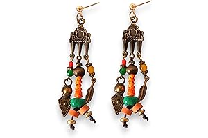 Soulful Statement: Gypsy Beaded Earrings for Free Spirits