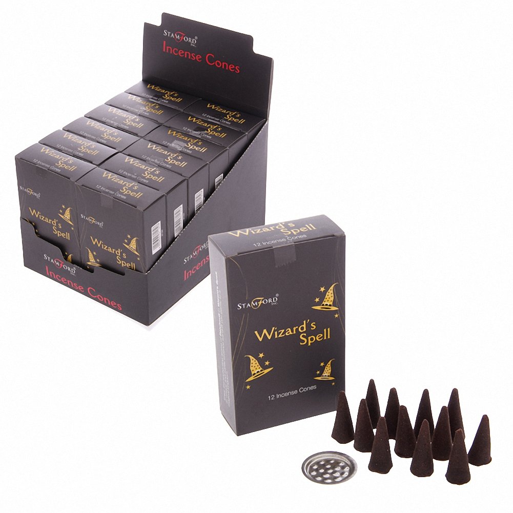 Puckator Black Wizard's Spell Stamford Incense Cones