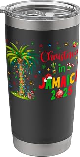 Jamaica Montego Bay Christmas Trip Family Reunion Tropical Stainless Steel Insulated Tumbler