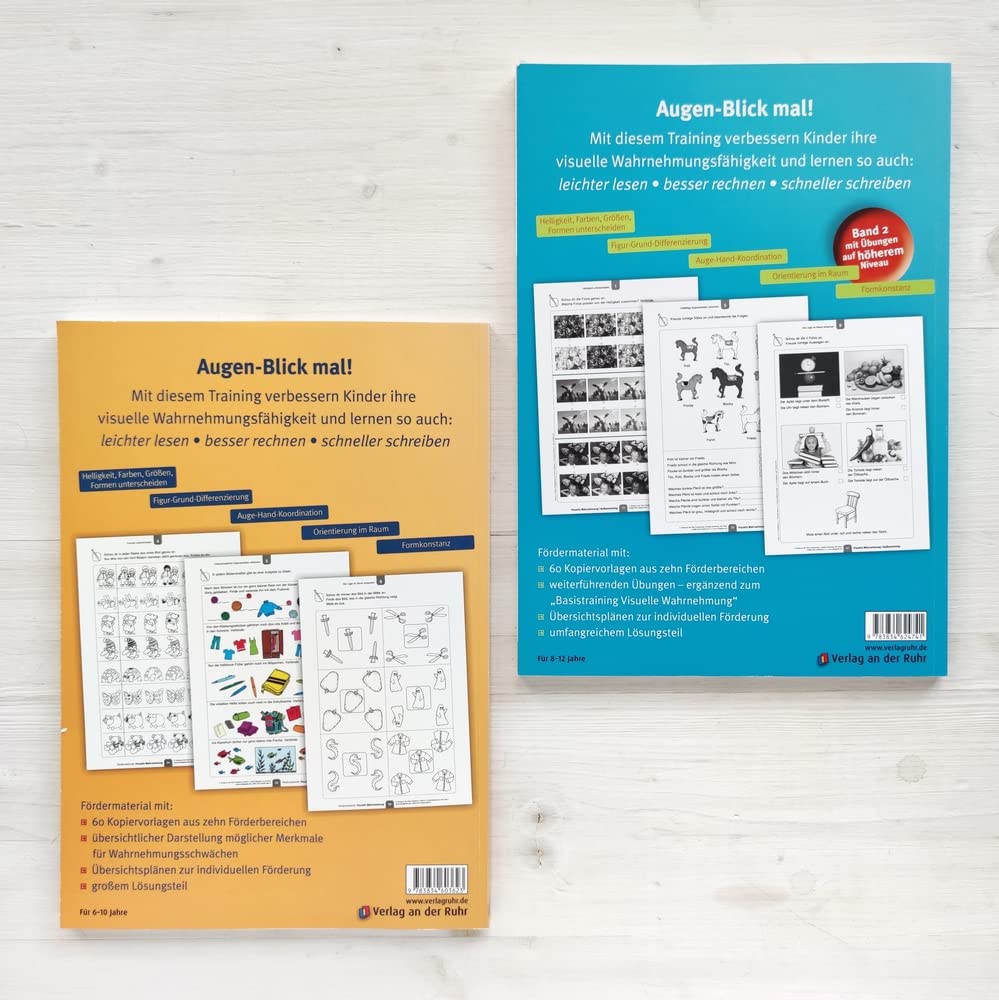 Fördermaterial: Visuelle Wahrnehmung - Band 2: Aufbautraining