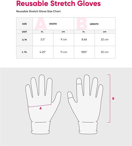 Miniatura 6 de FOCO New England Patriots NFL - Guantes elásticos reutilizables para adultos, paquete de 2 unidades, color del equipo, talla SM