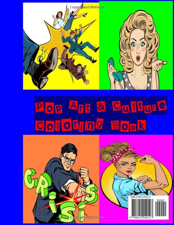 Pop Art & Culture Coloring Book image 3