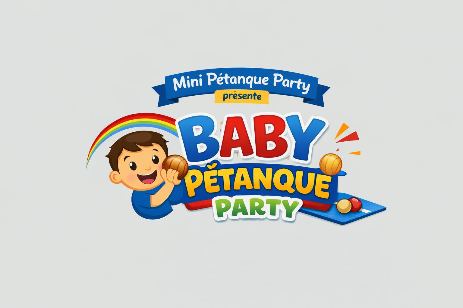 Kit plegable de bebé petanca Party