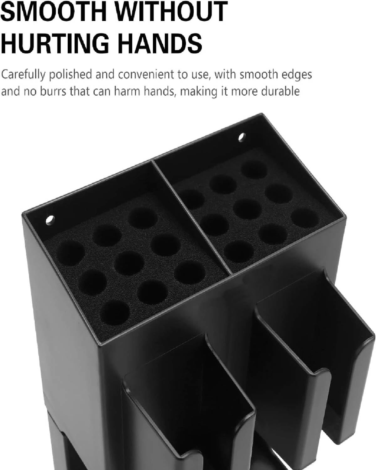 BARBERPLAN Barber Electric Clipper Rack Hair Shaver Holder Resist Heat Hair Cutting Machine Stand Wall-mounted Hairdressing Tools Storage Clipper Guard Holder Hair Clipper Guard Holder