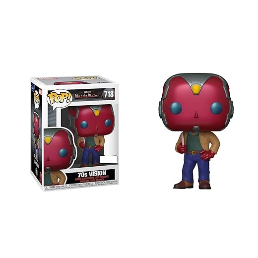 Funko Pop! Marvel Wandavision 70S Vision Exclusive Figure