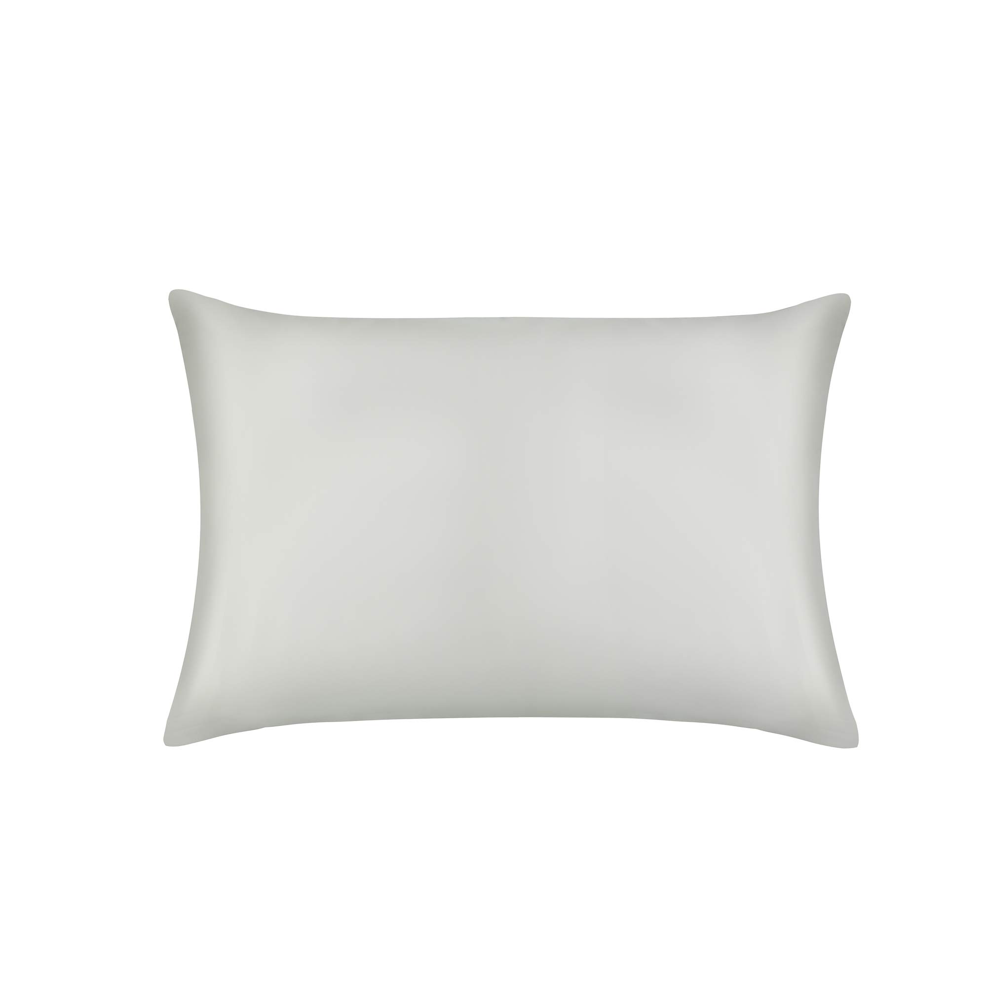 Jasmine Silk Grey 100% 22 Momme Mulberry Charmeuse Silk Pillowcase For Hair And Skin 50 Cm X 75 Cm Envelope Closure (Grey)