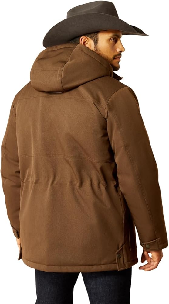 ARIAT Men's Abilene Parka, Wren Heather, Small at Amazon Men's