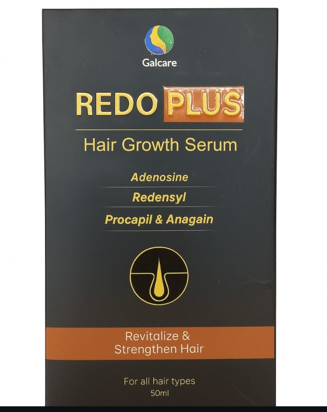 Galcare REDO PLUS Hair Growth Serum with Adenosine, Redensyl — Flash AI Score 91/100
